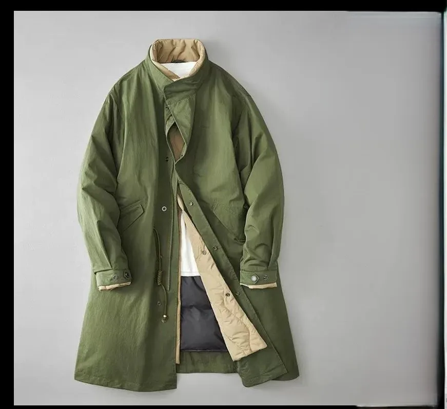 Дизайнерский мужской тренчкот в британском стиле бальмакаан из альпаки, осенний, с графическим отражающим рисунком, в японском стиле, для джентльменов, с абстрактным мотивом удачи
Дизайнерский мужской тренчкот в британском стиле бальмакаан из альпаки, осенний, с графическим отражающим рисунком, в японском стиле, для джентльменов, с абстрактным мотивом удачи