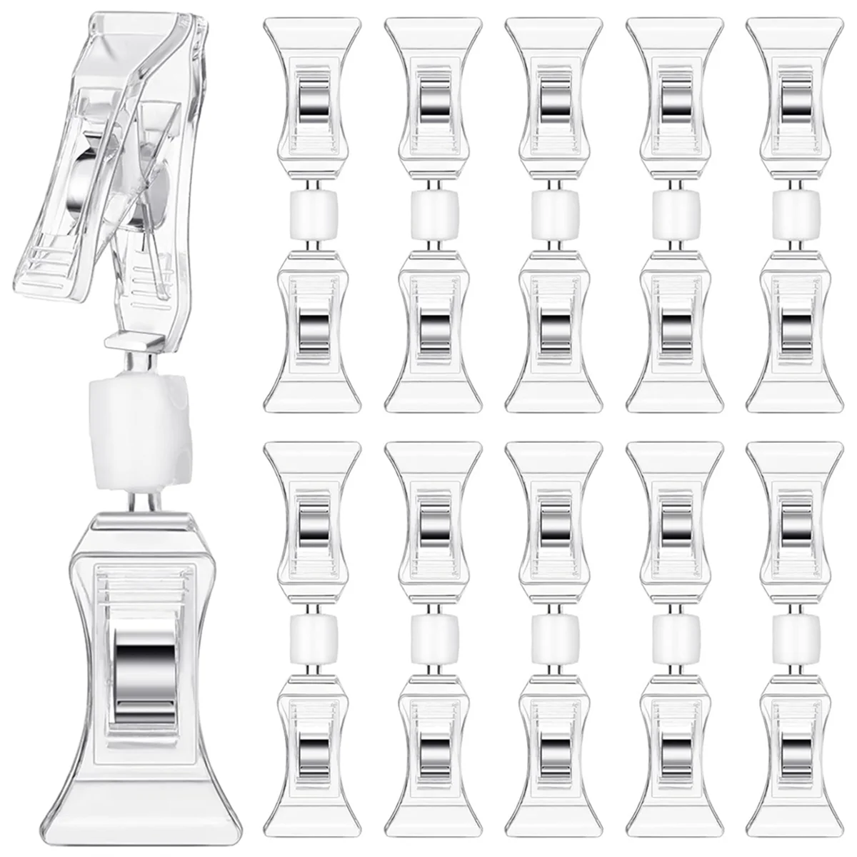 Gfc-100Pcs Double Sided Sign Clips Sign Display Mini Clip Clear Rotatable Merchandise Clip on Sign Holder Plastic Price Clip
Gfc-100Pcs Double Sided Sign Clips Sign Display Mini Clip Clear Rotatable Merchandise Clip on Sign Holder Plastic Price Clip