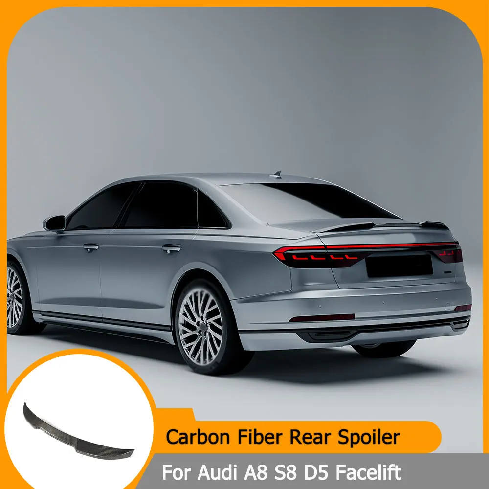 Carbon Fiber Rear Trunk Spoiler Wing for Audi A8 S8 D5 Facelift 2021-2026 Hatchback Rear Middle Spoiler
Carbon Fiber Rear Trunk Spoiler Wing for Audi A8 S8 D5 Facelift 2021-2026 Hatchback Rear Middle Spoiler