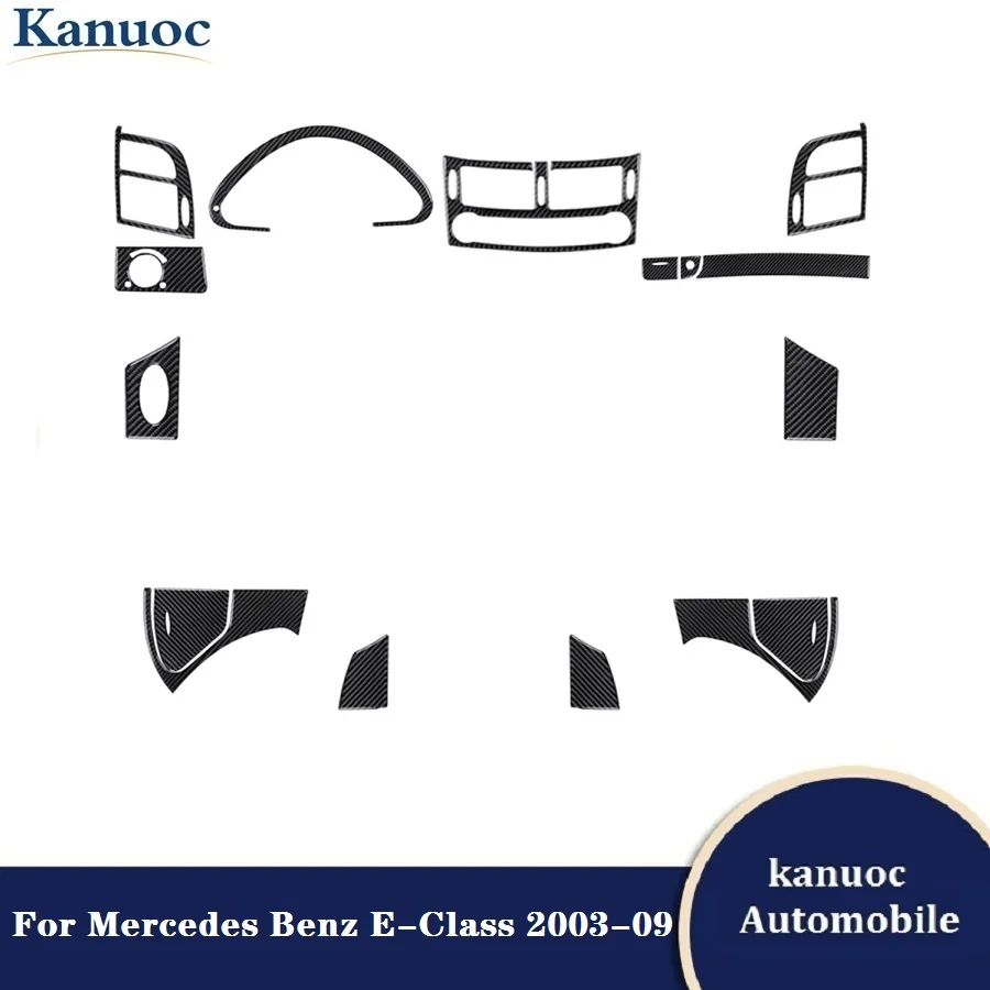 Car Carbon Fiber Black Stickers For Mercedes Benz E Class W211 2003-2009 Interior Strips Dashboard Trim Decorative Accessories
Car Carbon Fiber Black Stickers For Mercedes Benz E Class W211 2003-2009 Interior Strips Dashboard Trim Decorative Accessories