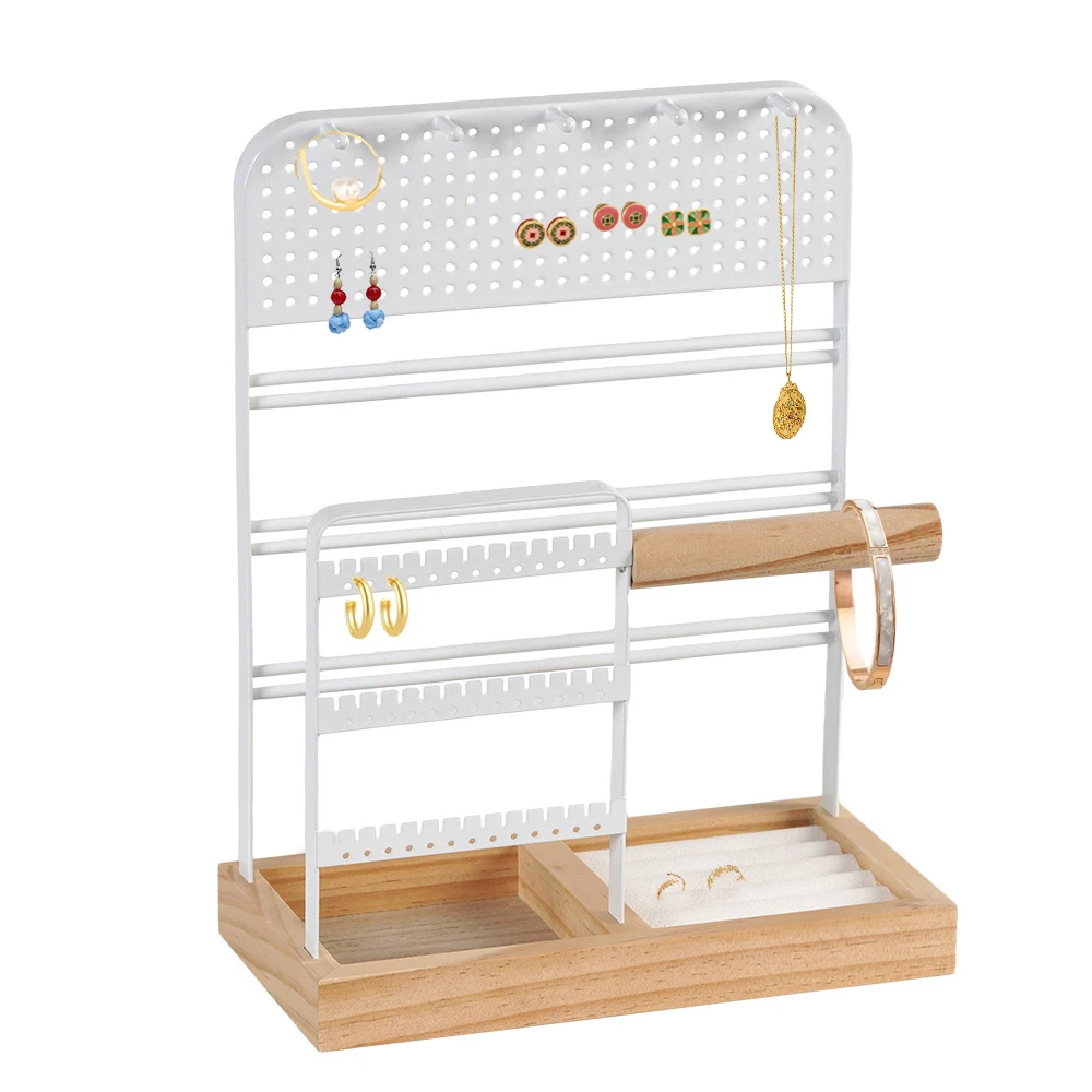Jewelry Stand Holder Organizer, 5 Hooks Necklaces Hanging Small Jewelry Display Storage Tower Tree for Bracelets Earrings
Jewelry Stand Holder Organizer, 5 Hooks Necklaces Hanging Small Jewelry Display Storage Tower Tree for Bracelets Earrings