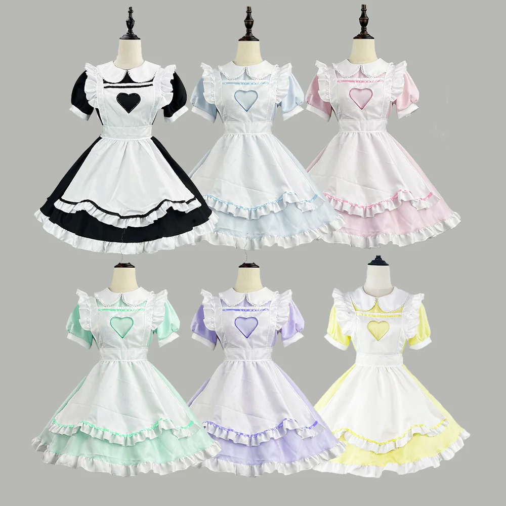 S -5XL Blue Cute Heart Lolita Maid Dress Costumes Cosplay Love Girl Maid Dress Suit for Waitress Maid Party Stage Costumes
S -5XL Blue Cute Heart Lolita Maid Dress Costumes Cosplay Love Girl Maid Dress Suit for Waitress Maid Party Stage Costumes