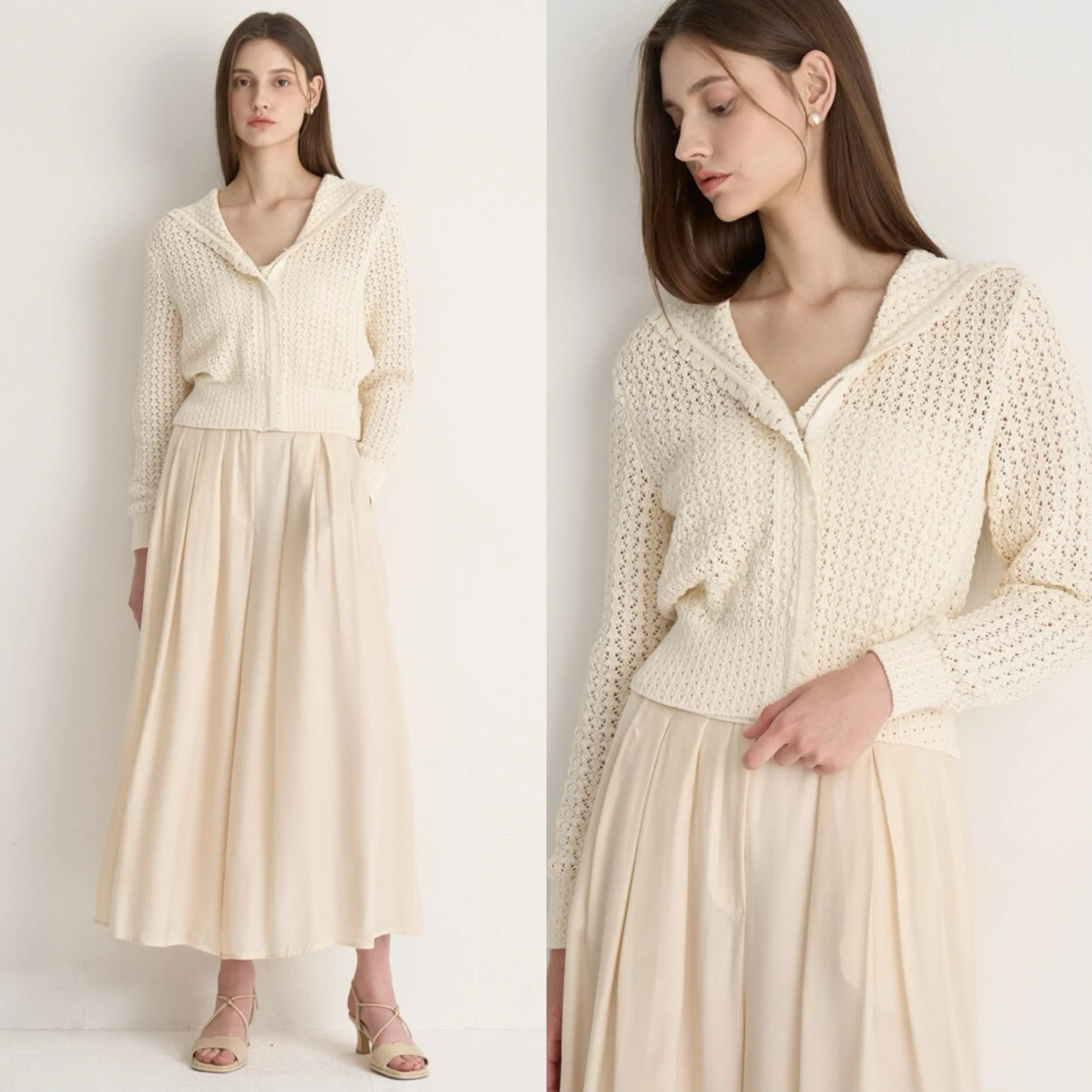 Lemon Cheese M25 Осенний утягивающий универсальный открытый кардиган на молнии с капюшоном, вязаный полый повседневный вязаный кардиган, пальто
Lemon Cheese M25 Осенний утягивающий универсальный открытый кардиган на молнии с капюшоном, вязаный полый повседневный вязаный кардиган, пальто