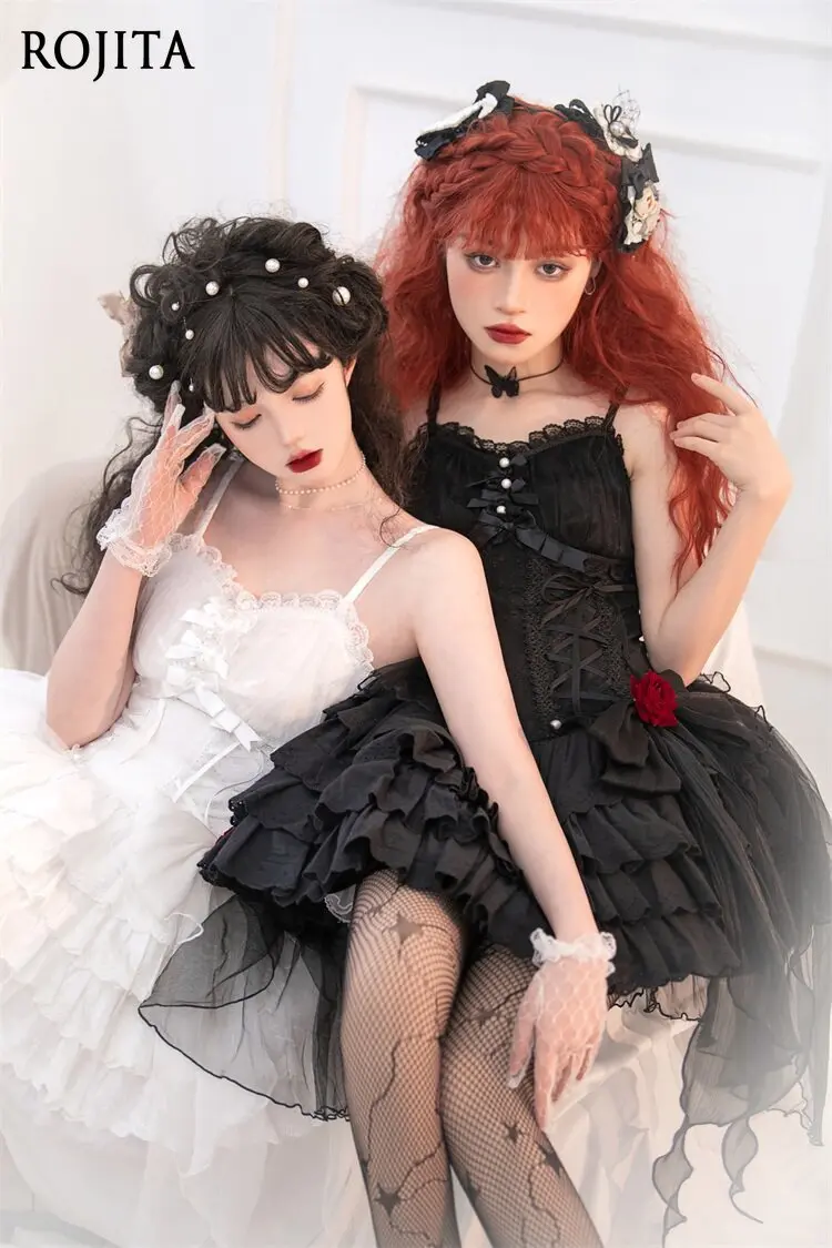 Mesh Cake Dress Original Little Rose Jsk Suspender Dress Solid Color Sleeveless Lolita Dress 2026 New Daily Summer Dresses
Mesh Cake Dress Original Little Rose Jsk Suspender Dress Solid Color Sleeveless Lolita Dress 2026 New Daily Summer Dresses