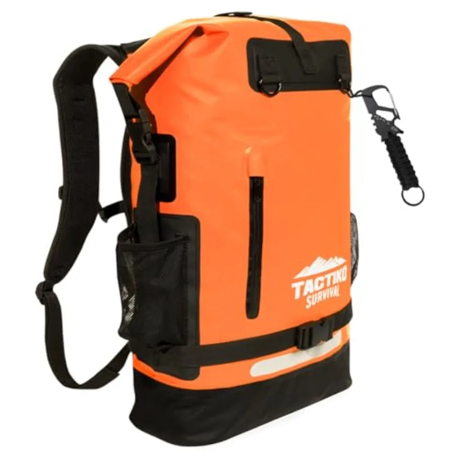TACTIKO 30L Heavy-Duty 100% Waterproof Backpack Roll Top Dry Bags for Kayaking Hiking Camping Survival
TACTIKO 30L Heavy-Duty 100% Waterproof Backpack Roll Top Dry Bags for Kayaking Hiking Camping Survival