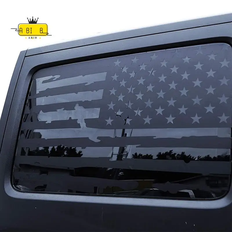 ABIB -Hardtop Window USA Distressed Flag Decals American Flag Stickers For Jeep Wrangler 2011-2017 JK 4 Door, 1 Pair
ABIB -Hardtop Window USA Distressed Flag Decals American Flag Stickers For Jeep Wrangler 2011-2017 JK 4 Door, 1 Pair