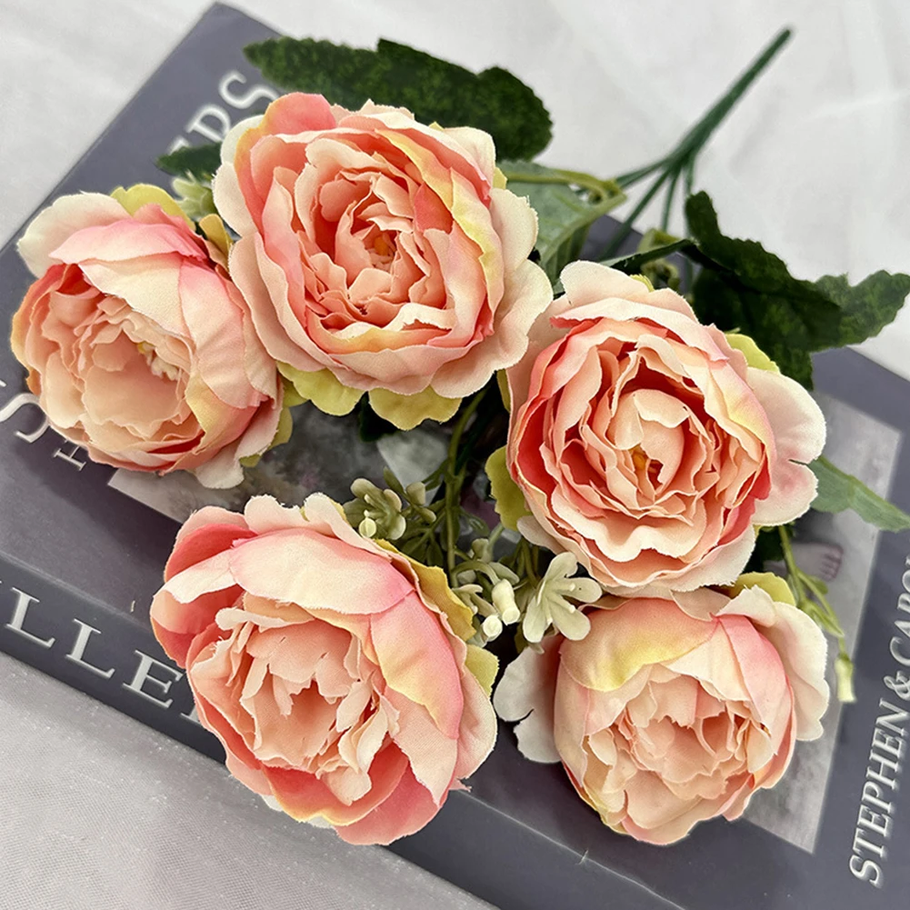 1PC Artificial Peonies Silk Flowers Bouquet for Wedding and For Home Decor Vibrant Colors Pink/Red/Orange/Purple
1PC Artificial Peonies Silk Flowers Bouquet for Wedding and For Home Decor Vibrant Colors Pink/Red/Orange/Purple