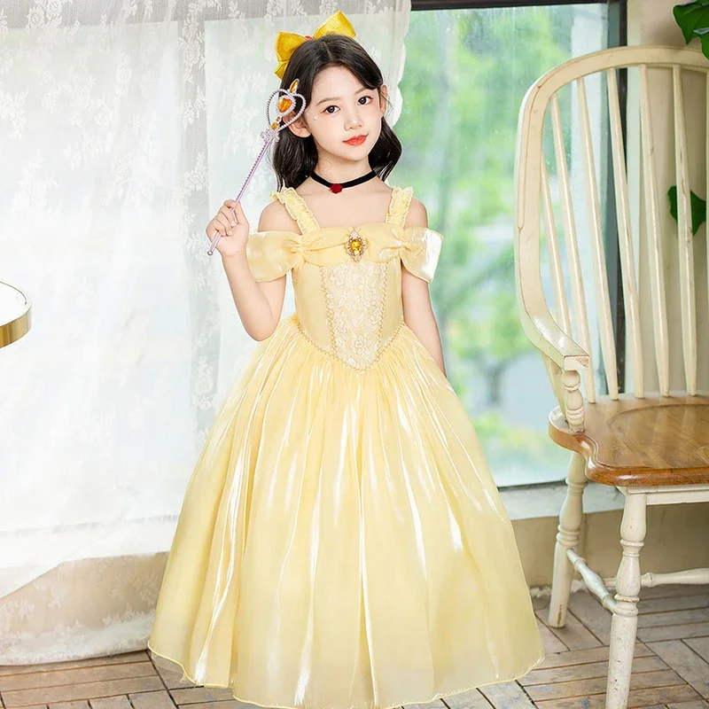 RT01 Belle Dress Girls for Beauty Cosplay Princess Costume Kids Party Clothing Magic Stick Crown Children Clothing*Jk2
RT01 Belle Dress Girls for Beauty Cosplay Princess Costume Kids Party Clothing Magic Stick Crown Children Clothing*Jk2
