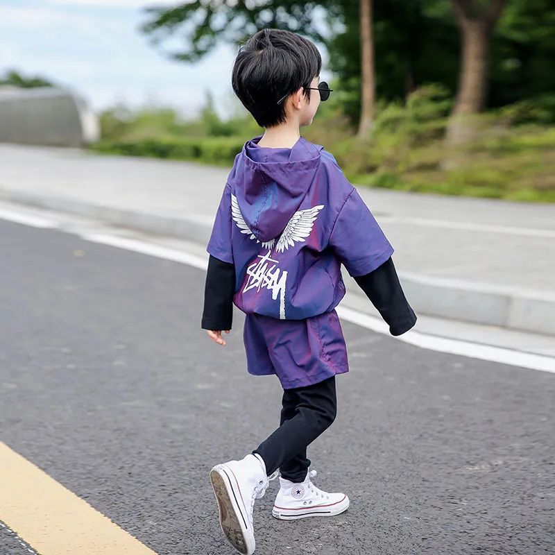 Boys Wings Hoodie Set Spring Style Kids Fashionable Sporty Outfit Casual Sportswear Long Sleeve Long Pants for Teenagers
Boys Wings Hoodie Set Spring Style Kids Fashionable Sporty Outfit Casual Sportswear Long Sleeve Long Pants for Teenagers