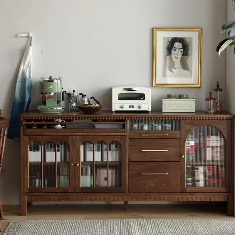 Customizable Nordic Solid Wood Black Walnut Side Cabinet
Customizable Nordic Solid Wood Black Walnut Side Cabinet