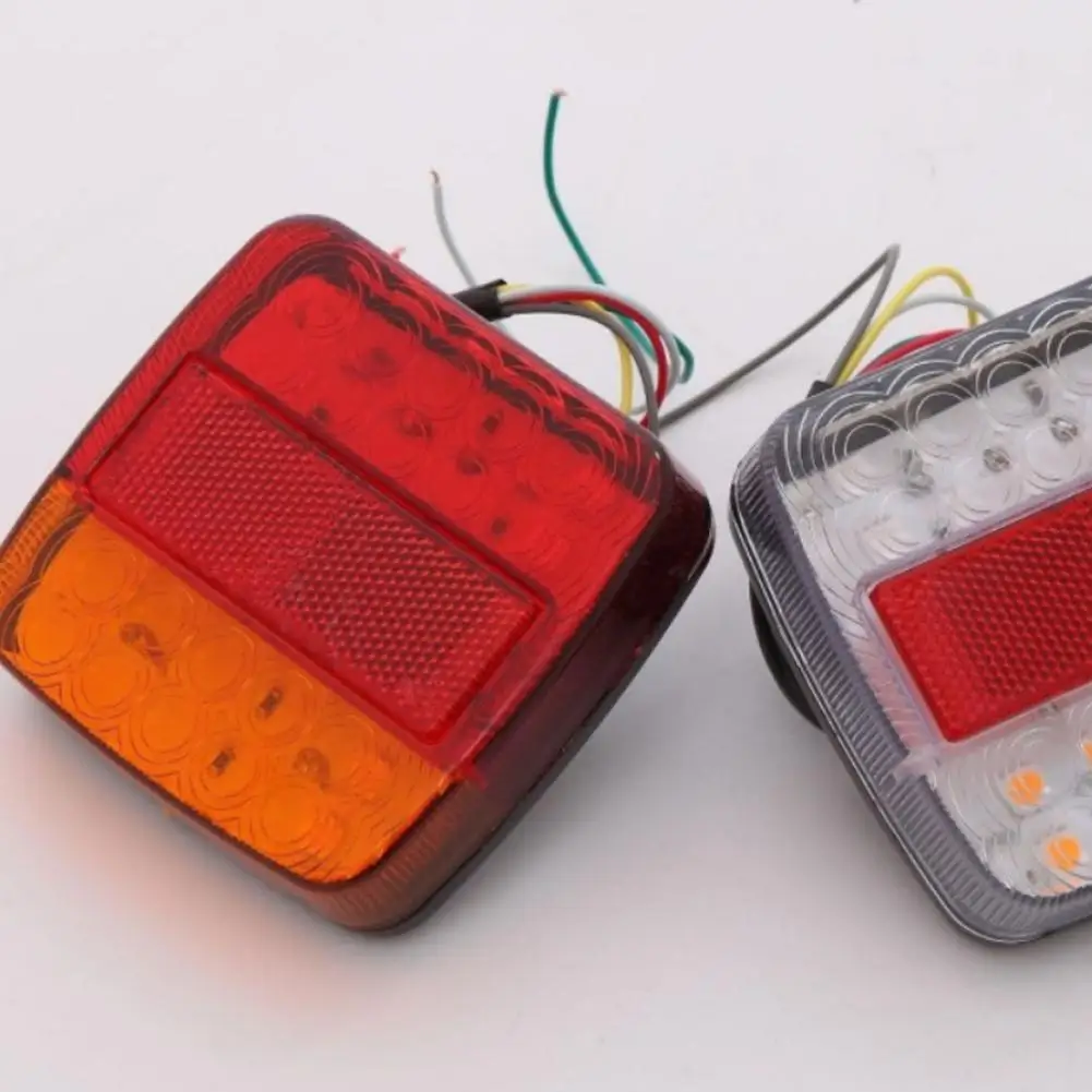 12V 26LED Submersible Trailer Tail Lights with Brake Stop Turn Signal and License Plate Illumination for Truck RV Caravans Light
12V 26LED Submersible Trailer Tail Lights with Brake Stop Turn Signal and License Plate Illumination for Truck RV Caravans Light