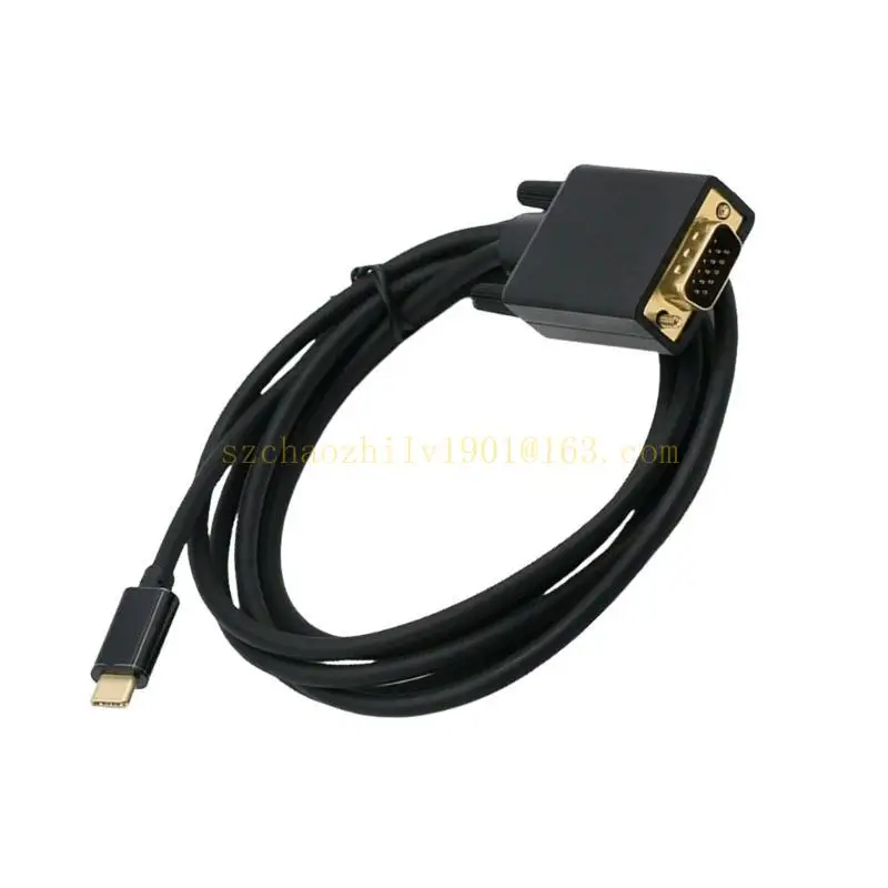 62KA 31inch USB C to VGA Cable High Definition Video Adapter for Monitors Projectors
62KA 31inch USB C to VGA Cable High Definition Video Adapter for Monitors Projectors