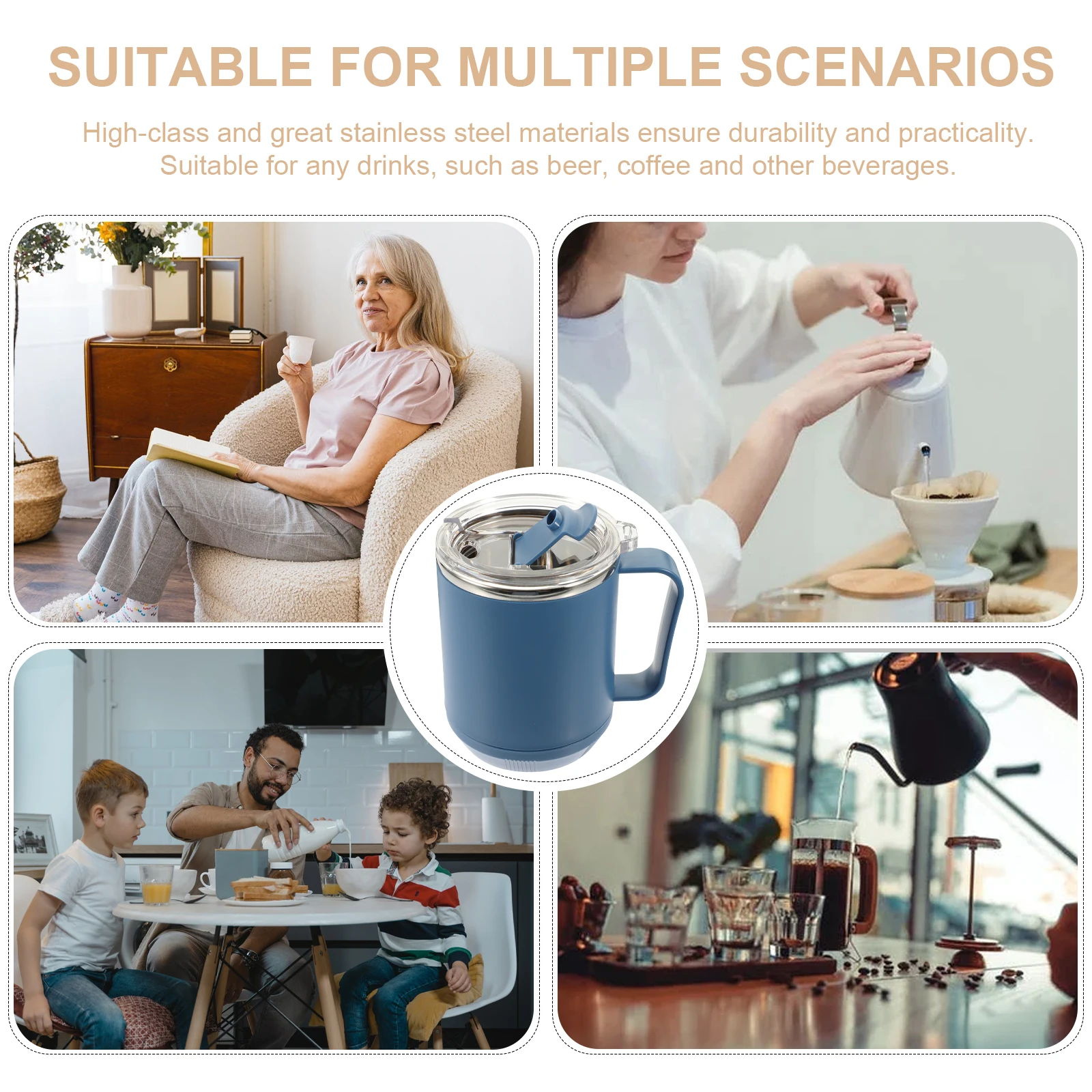 Stainless Mug Insulated Vacuum Heated Camping Travel Lid Water Cups Sealing Drinking Party Supplies
Stainless Mug Insulated Vacuum Heated Camping Travel Lid Water Cups Sealing Drinking Party Supplies