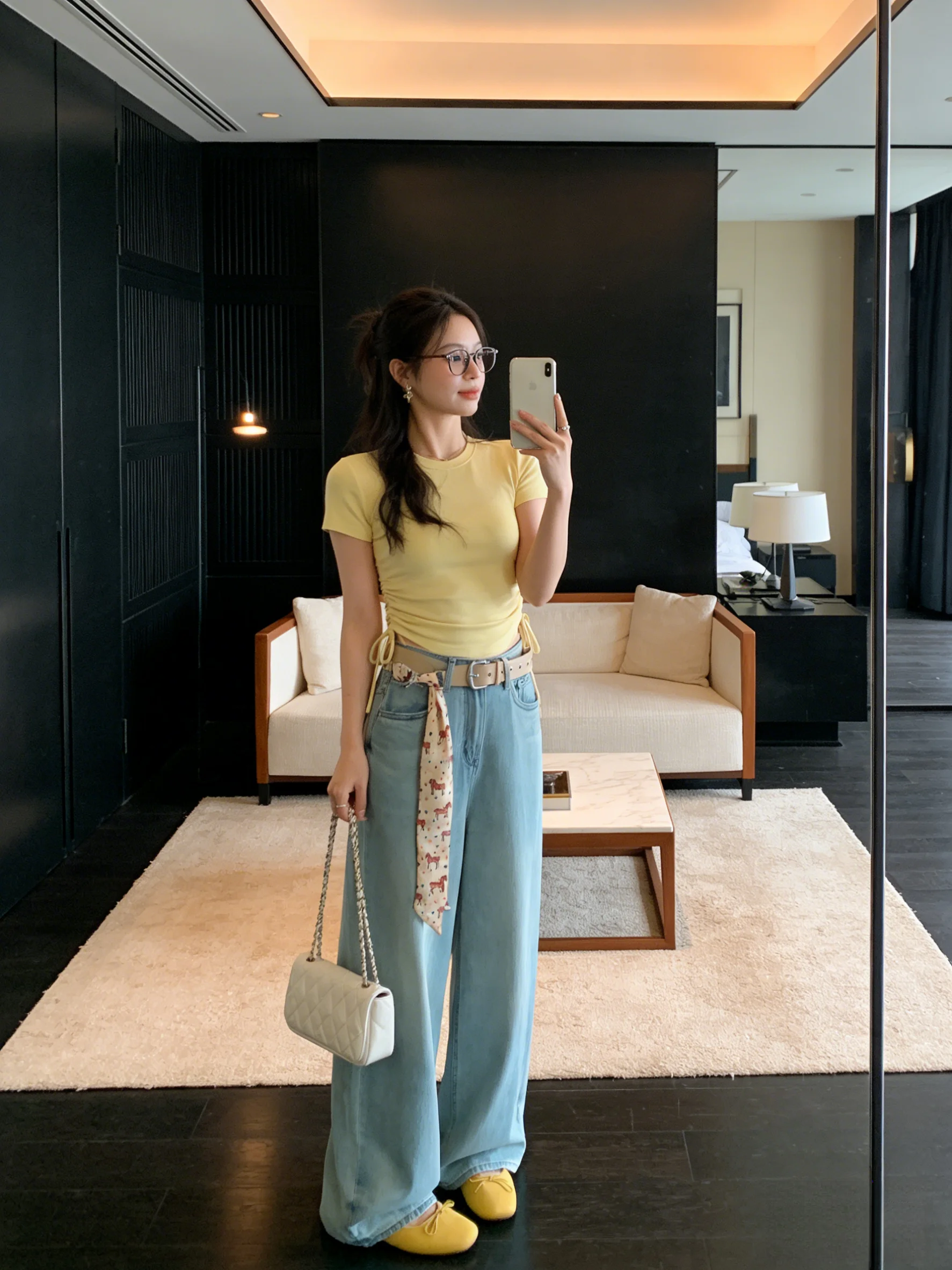 Korean Style High Waist Wide Leg Jeans Light Blue Distressed Denim Pants Loose Fit Slimming Long Trousers Sash Design Sensation
Korean Style High Waist Wide Leg Jeans Light Blue Distressed Denim Pants Loose Fit Slimming Long Trousers Sash Design Sensation