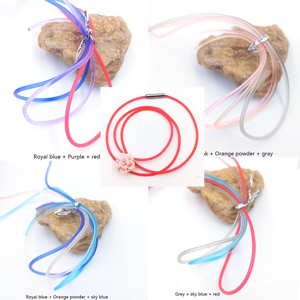 6M 2MM Clear Rainbow Candy Silicone Rubber Rope DIY Handmade Jewelry Making Beaded Necklace Accessories String Material
6M 2MM Clear Rainbow Candy Silicone Rubber Rope DIY Handmade Jewelry Making Beaded Necklace Accessories String Material