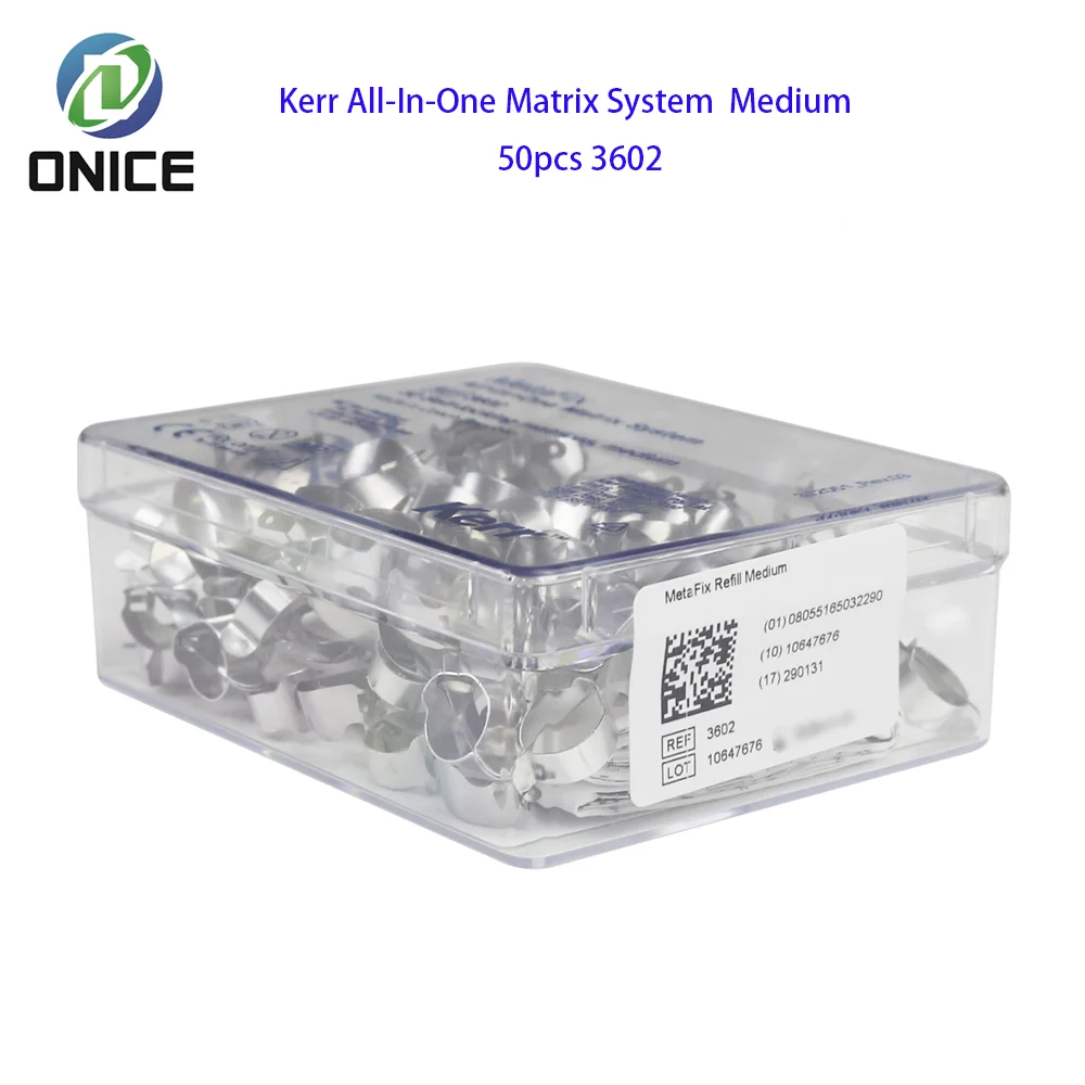50Pcs Kerr Metafix Dental All-In-One Matrix System Medium NO.3602 MetaFix Refill for Dental Procedures
50Pcs Kerr Metafix Dental All-In-One Matrix System Medium NO.3602 MetaFix Refill for Dental Procedures