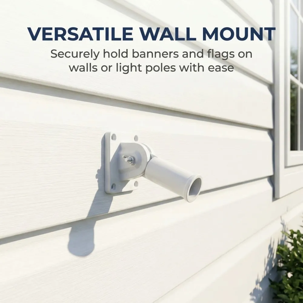 Stable Metal Flag Base Wall Mounted Sturdy Wall Flagpole Durable Heavy Duty Flag Holder Flag Display
Stable Metal Flag Base Wall Mounted Sturdy Wall Flagpole Durable Heavy Duty Flag Holder Flag Display
