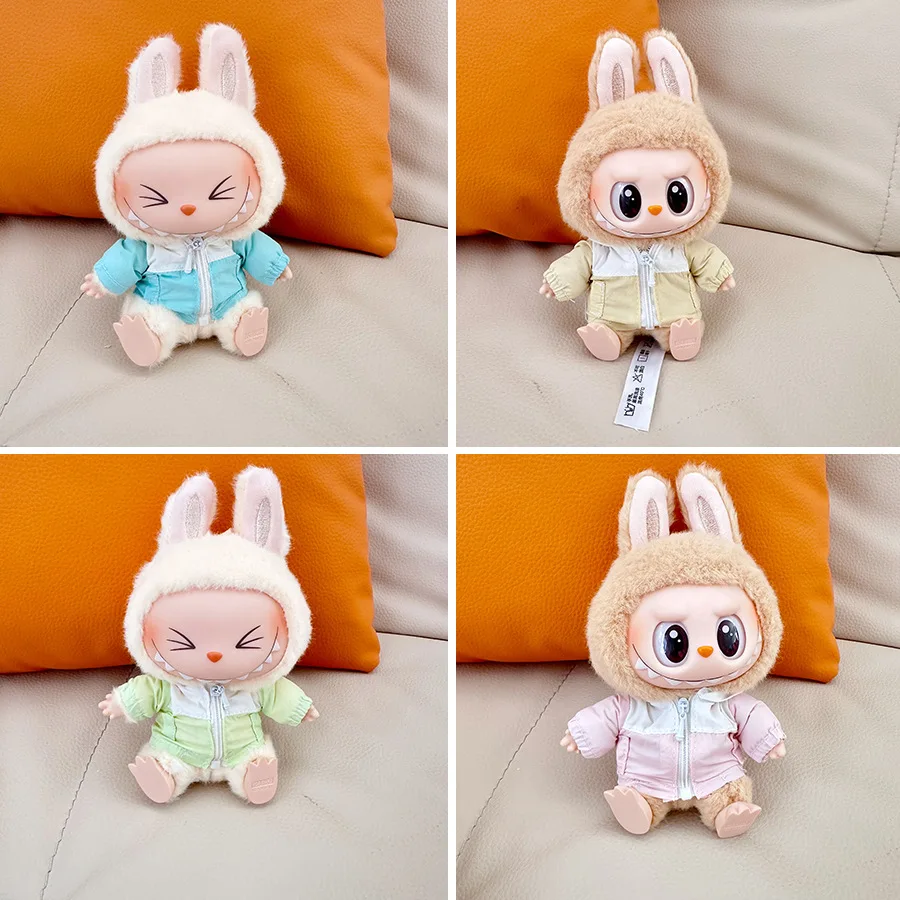 Doll 17cm Clothes for Labubu Sitting Party The Monster Outfit Accessories DIY Kids Gift Outdoors Adventure Jacket Costume Change
Doll 17cm Clothes for Labubu Sitting Party The Monster Outfit Accessories DIY Kids Gift Outdoors Adventure Jacket Costume Change