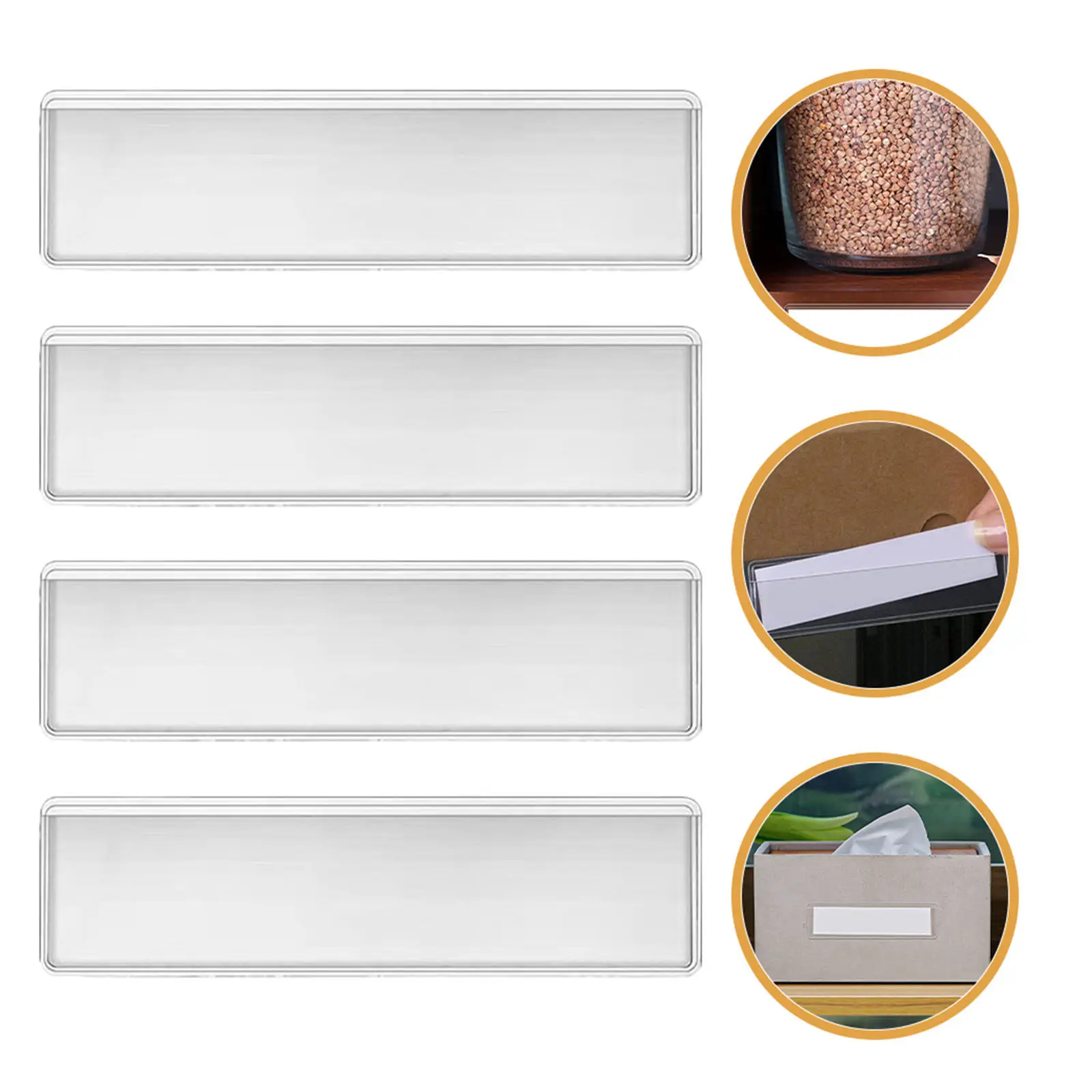 50Pcs Self Adhesive Clear Label Holders Transparent Plastic Index Card Pockets Drawer Tag Holder File Folder Organization
50Pcs Self Adhesive Clear Label Holders Transparent Plastic Index Card Pockets Drawer Tag Holder File Folder Organization