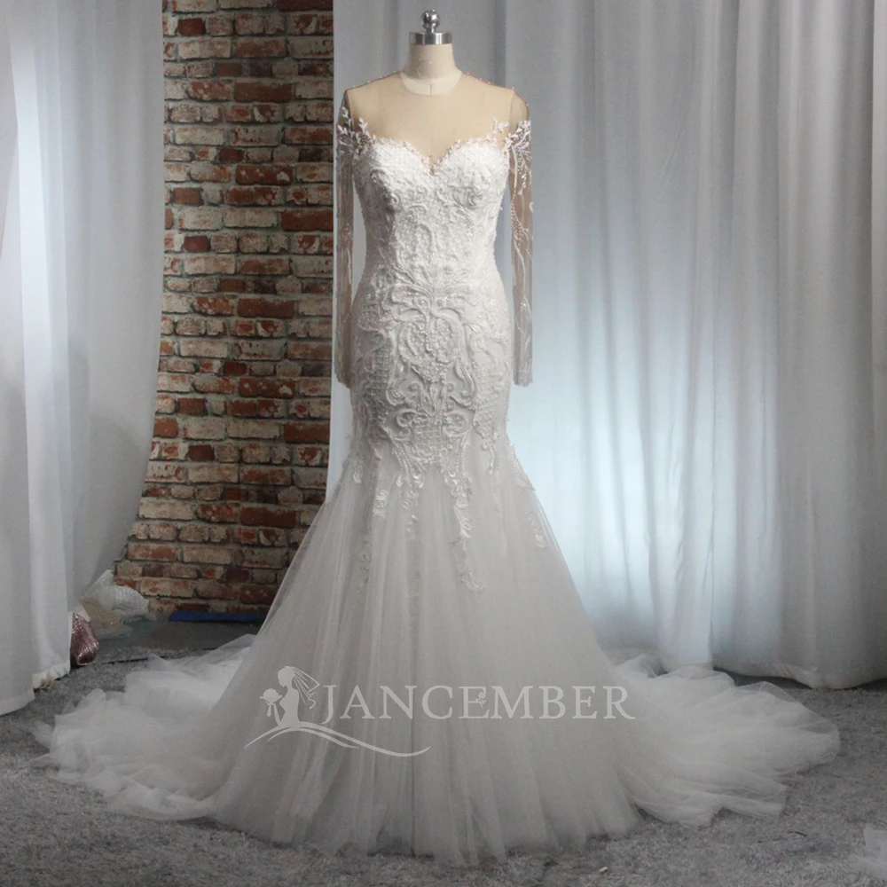 Boho Chic Mermaid Wedding Dress Lace Floor-Length Train Bridal Dress robe de mariée 2026 Customized Spaghetti Straps
Boho Chic Mermaid Wedding Dress Lace Floor-Length Train Bridal Dress robe de mariée 2026 Customized Spaghetti Straps