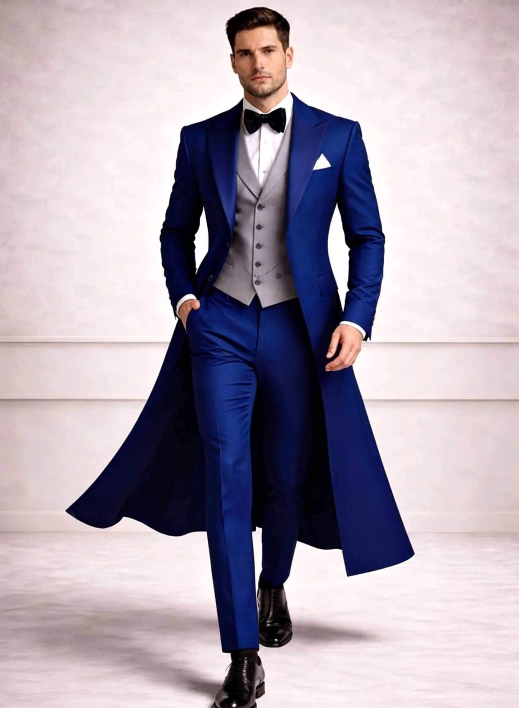Gwenhwyar Men's Two-Piece Suit Set, Casual High-Quality Blazer and Pants, Suitable for All Seasons, Business, Party, Office Wear
Gwenhwyar Men's Two-Piece Suit Set, Casual High-Quality Blazer and Pants, Suitable for All Seasons, Business, Party, Office Wear