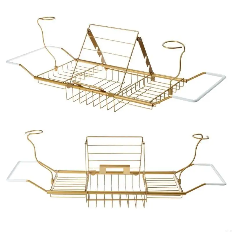 Multifunction Metal Telescopic Bathtub Rack Non-Slip Retractable Wine Glass Book Holder Bathroom Caddy Tray Rack Shower N2UD
Multifunction Metal Telescopic Bathtub Rack Non-Slip Retractable Wine Glass Book Holder Bathroom Caddy Tray Rack Shower N2UD