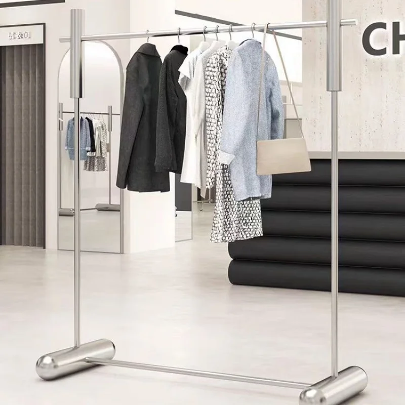 Customized. New Clothing Store Display Stand Thickened Stainless Steel Floor-Standing Rack Men's and Women's Children's Clothing
Customized. New Clothing Store Display Stand Thickened Stainless Steel Floor-Standing Rack Men's and Women's Children's Clothing