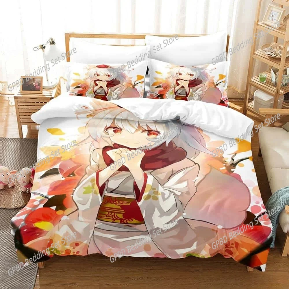 3D Anime Kawaii Girls Momiji Inubashiri Bedding Set Single Twin Full Queen King Size Bed Set Adult Kid Bedroom Duvetcover Sets
3D Anime Kawaii Girls Momiji Inubashiri Bedding Set Single Twin Full Queen King Size Bed Set Adult Kid Bedroom Duvetcover Sets