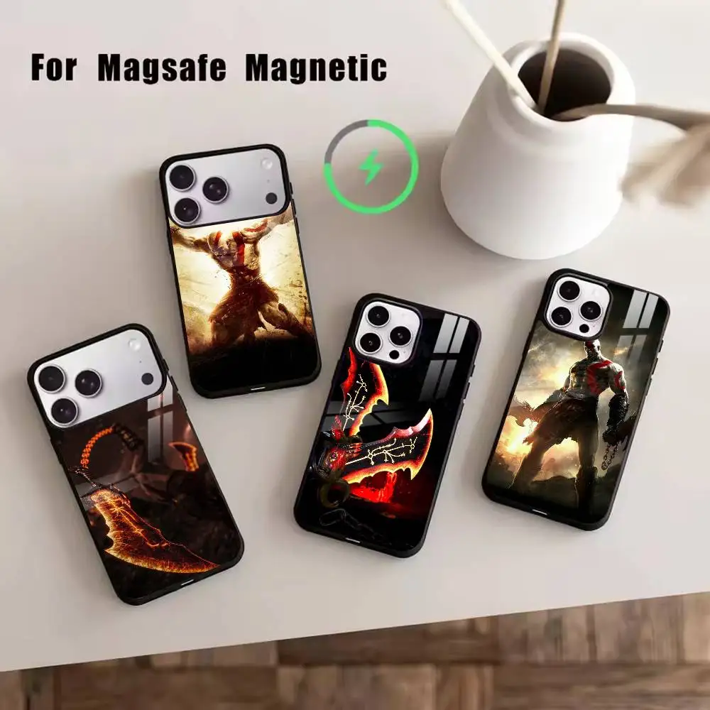 Game God of W-War Kratos Phone Case For iPhone17,16,15,14,13,12,11 Plus,Pro Magnetic For Magsafe Wireless Charging
Game God of W-War Kratos Phone Case For iPhone17,16,15,14,13,12,11 Plus,Pro Magnetic For Magsafe Wireless Charging