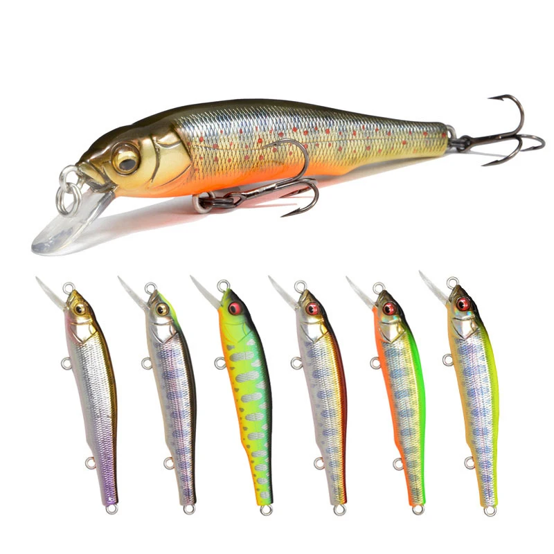 NEW Floating Minnow Fishing Lure 70mm 5g Pesca Rolling Wobbler Trout Lure Artificial Fishing Bait
NEW Floating Minnow Fishing Lure 70mm 5g Pesca Rolling Wobbler Trout Lure Artificial Fishing Bait