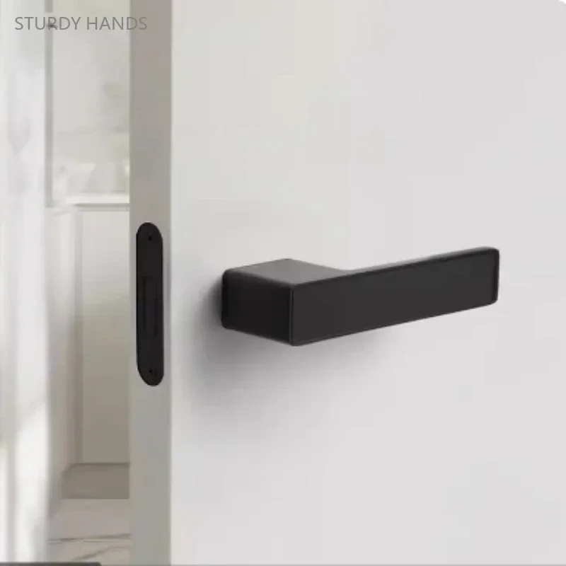 1 set aluminum alloy locks modern and minimalist indoor bedroom ecological wooden door handle silent magnetic suction door lock
1 set aluminum alloy locks modern and minimalist indoor bedroom ecological wooden door handle silent magnetic suction door lock