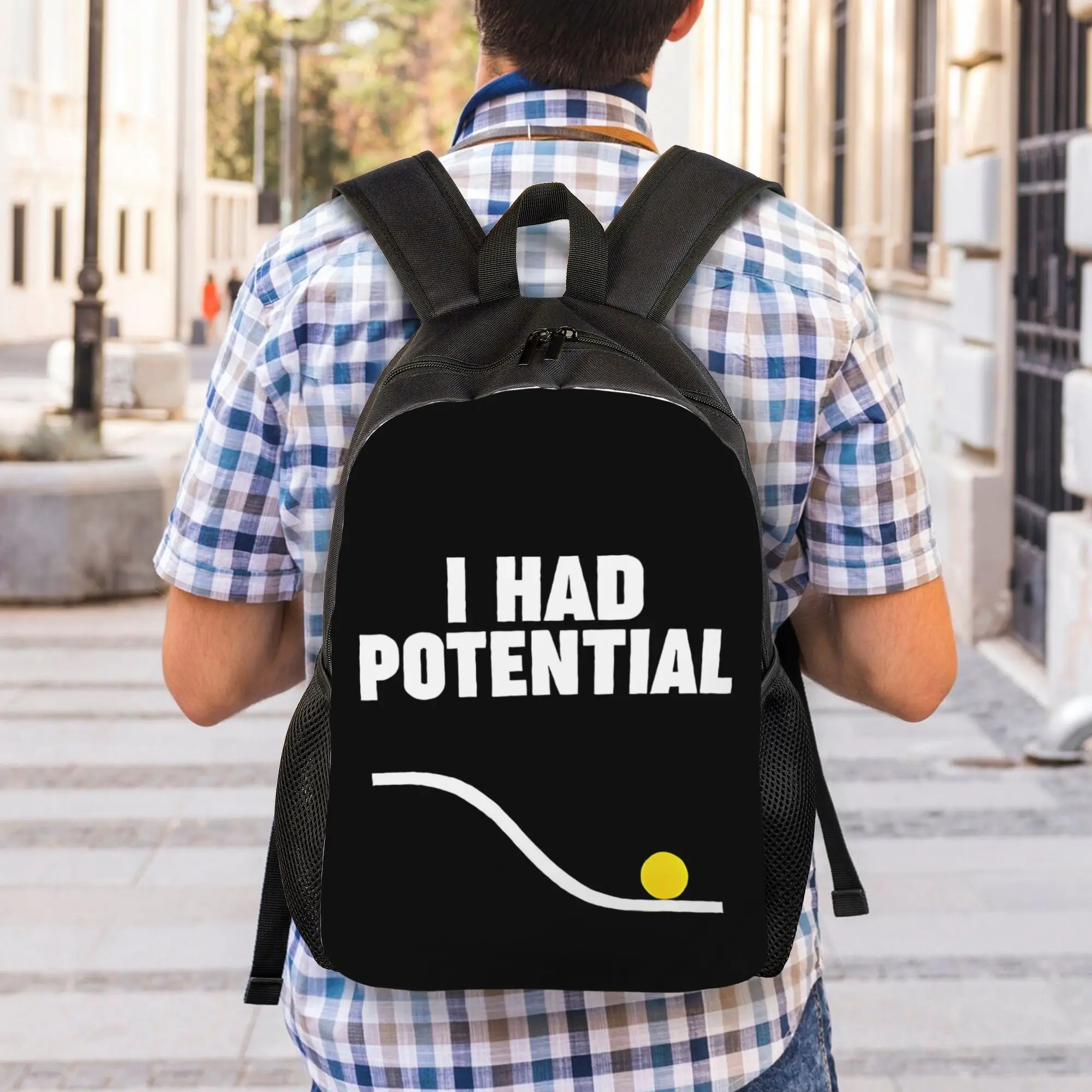 Back to school season Daily I Had Potential 8 Schoolbag High School Students Storage Bag Backpack
Back to school season Daily I Had Potential 8 Schoolbag High School Students Storage Bag Backpack