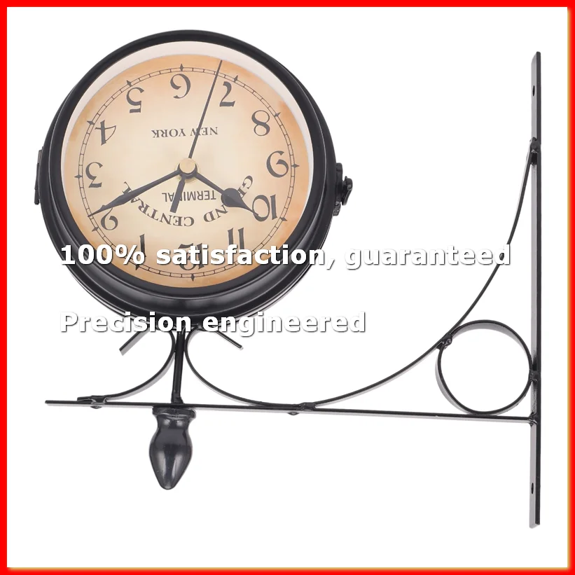 European-Style Double-Sided Wall Clock Classic Clocks Monochrome-A09G
European-Style Double-Sided Wall Clock Classic Clocks Monochrome-A09G