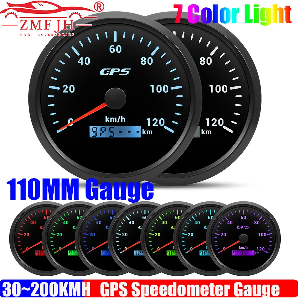 ZMFJH авто морская лодка 110 мм GPS спидометр с GPS-антенной 7 цветов подсветки 30 ~ 200 кмч одометр водонепроницаемый IP67 12 В 24 В
ZMFJH авто морская лодка 110 мм GPS спидометр с GPS-антенной 7 цветов подсветки 30 ~ 200 кмч одометр водонепроницаемый IP67 12 В 24 В