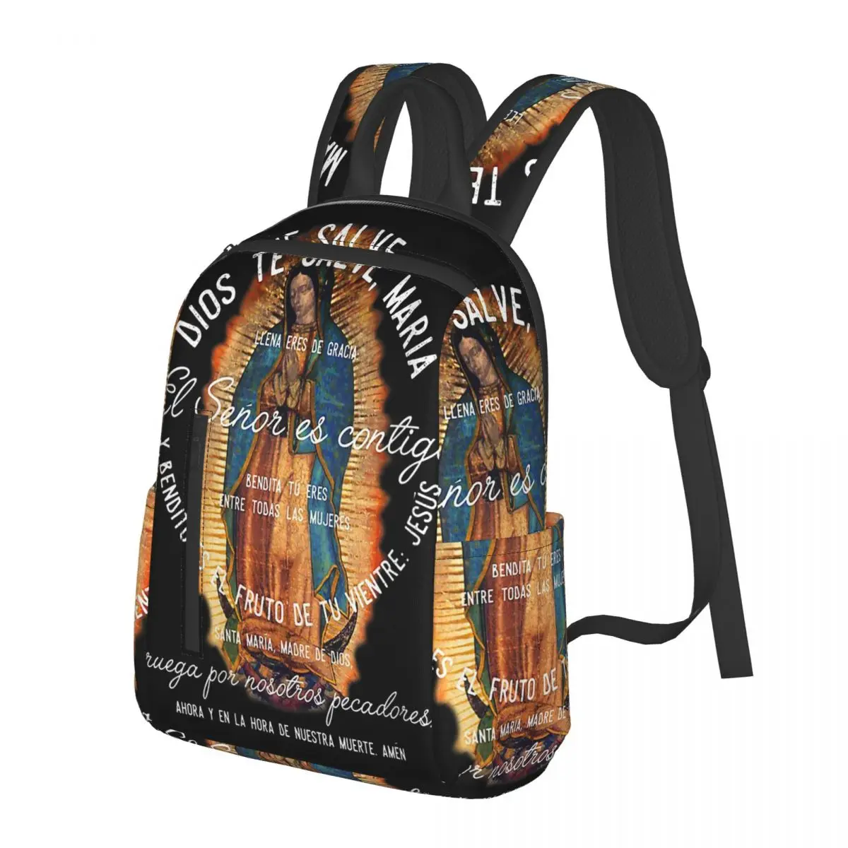 Gracias Mader Mia Virgin Mary Virgin Guadalupe Student Backpack School Bag Hiking Travel Daypack for Kids Bookbag Shoulder Bags
Gracias Mader Mia Virgin Mary Virgin Guadalupe Student Backpack School Bag Hiking Travel Daypack for Kids Bookbag Shoulder Bags