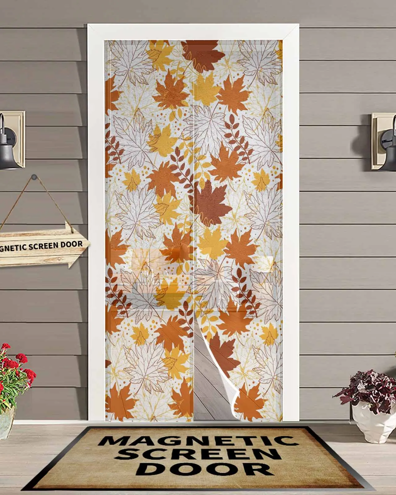 Autumn Maple Leaf Texture Magnetic Door Curtain Living Room Bedroom Home Anti-mosquito Screen Door Curtain
Autumn Maple Leaf Texture Magnetic Door Curtain Living Room Bedroom Home Anti-mosquito Screen Door Curtain