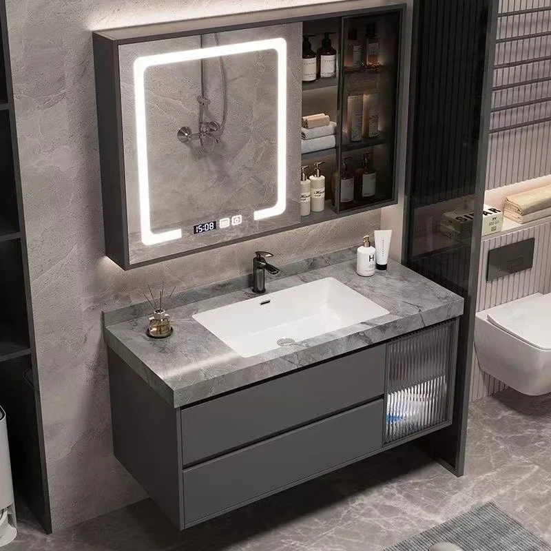 Luxury Vanity Bathroom Cabinet Ceramic Sink Mirror Storage Organizer Bathroom Cabinet Drawers Makeup Meuble Home Furniture
Luxury Vanity Bathroom Cabinet Ceramic Sink Mirror Storage Organizer Bathroom Cabinet Drawers Makeup Meuble Home Furniture