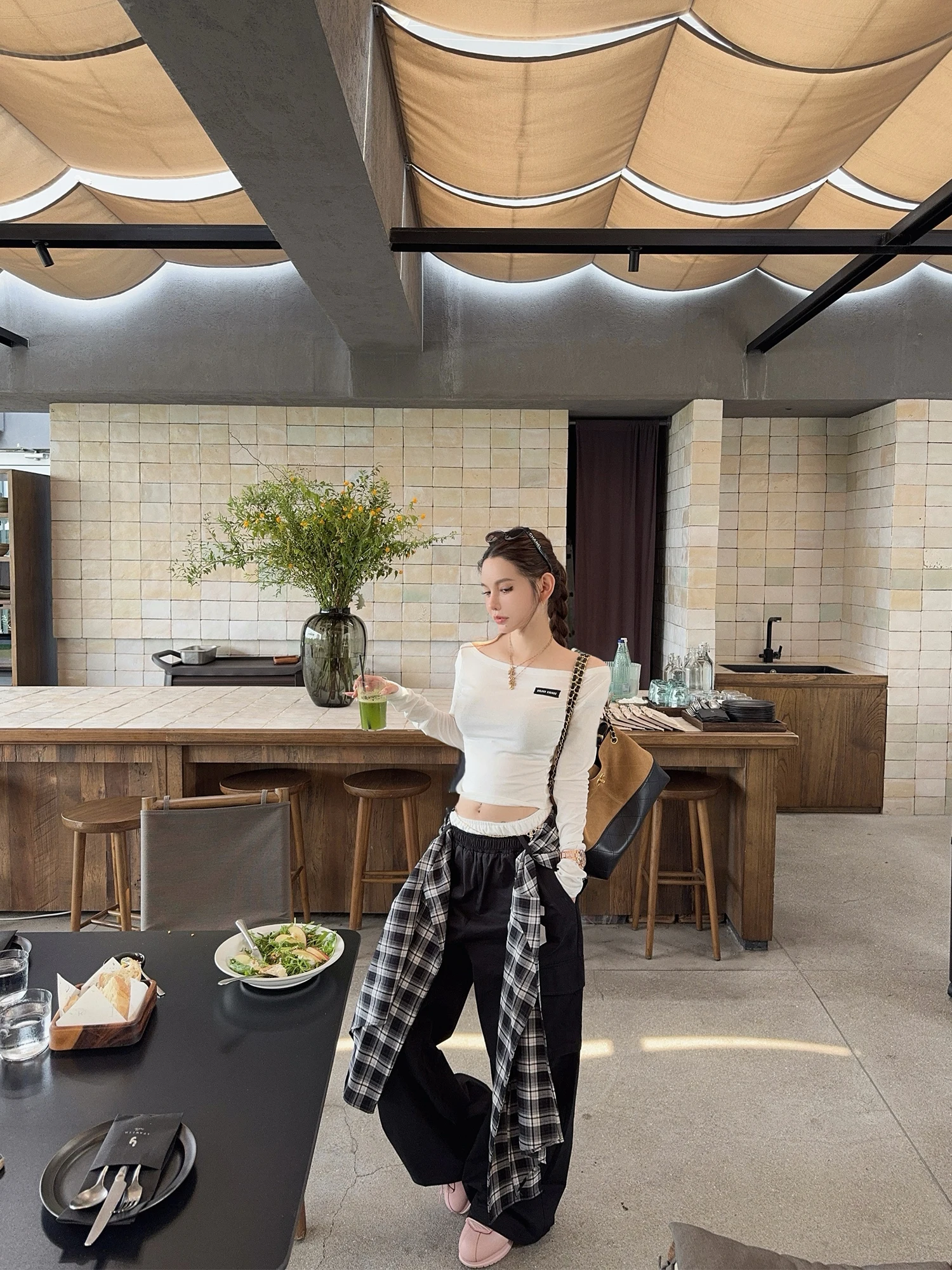 Повседневные женские брюки в клетку с поясом, свободные широкие брюки с высокой талией, хлопковые брюки с дизайнерским узором O-ne ort Sve ket
Повседневные женские брюки в клетку с поясом, свободные широкие брюки с высокой талией, хлопковые брюки с дизайнерским узором O-ne ort Sve ket