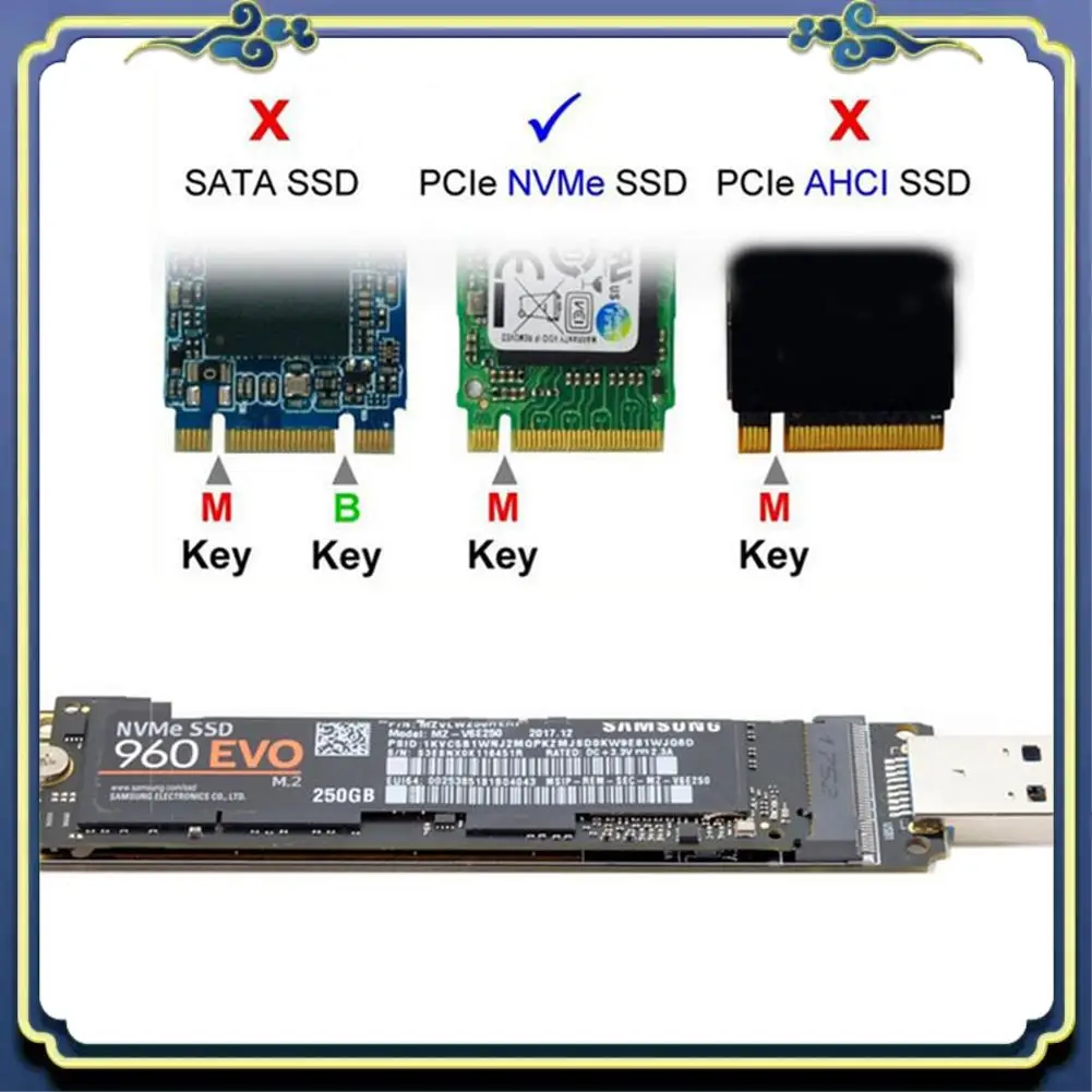 Портативный 2X NVME USB-адаптер M.2 NVME SSD-USB 3.1 10 Гбит/с USB3.1 Gen 2 для M2 Nvme 2230 2242 2260 2280 SSD
Портативный 2X NVME USB-адаптер M.2 NVME SSD-USB 3.1 10 Гбит/с USB3.1 Gen 2 для M2 Nvme 2230 2242 2260 2280 SSD