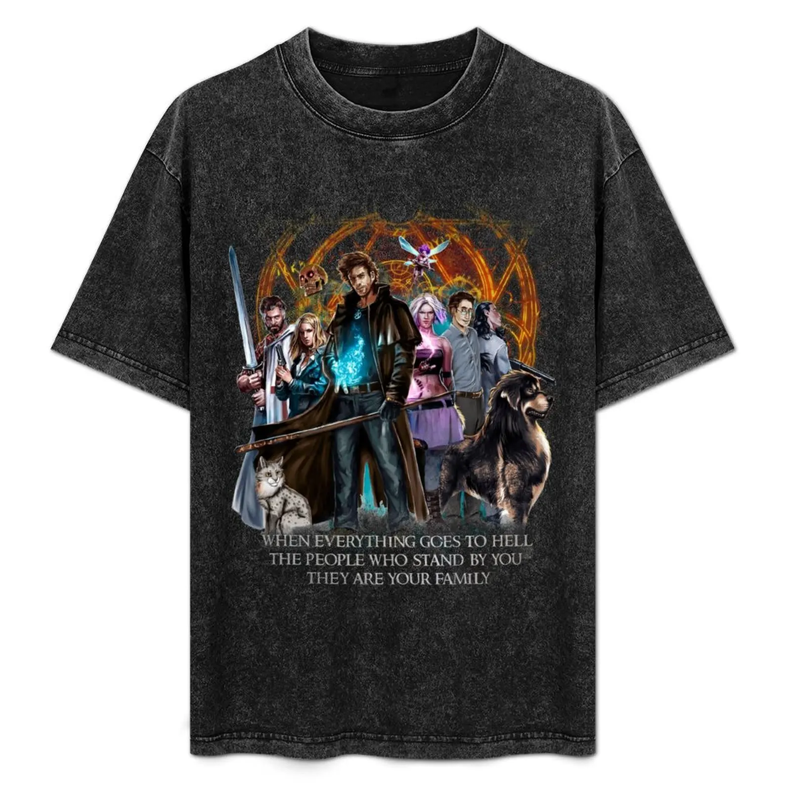 Harry Saving The World With Friends Dresden Files T-Shirt Plus Size Loose Short Sleeve Top
Harry Saving The World With Friends Dresden Files T-Shirt Plus Size Loose Short Sleeve Top