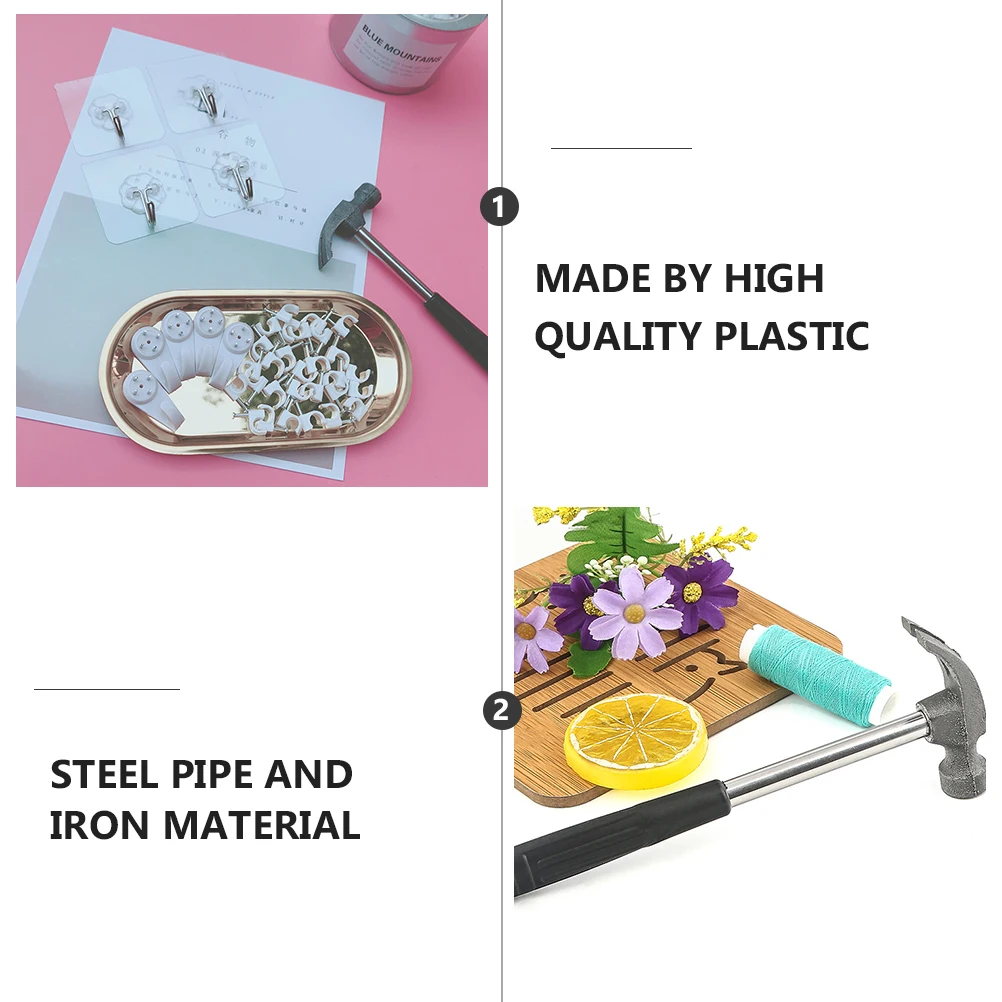 5 Pcs Claw Hammer Small Mini Lightweight Portable Crafts Hammers Black Child Multipurpose DIY Repair Tool Steel Iron
5 Pcs Claw Hammer Small Mini Lightweight Portable Crafts Hammers Black Child Multipurpose DIY Repair Tool Steel Iron