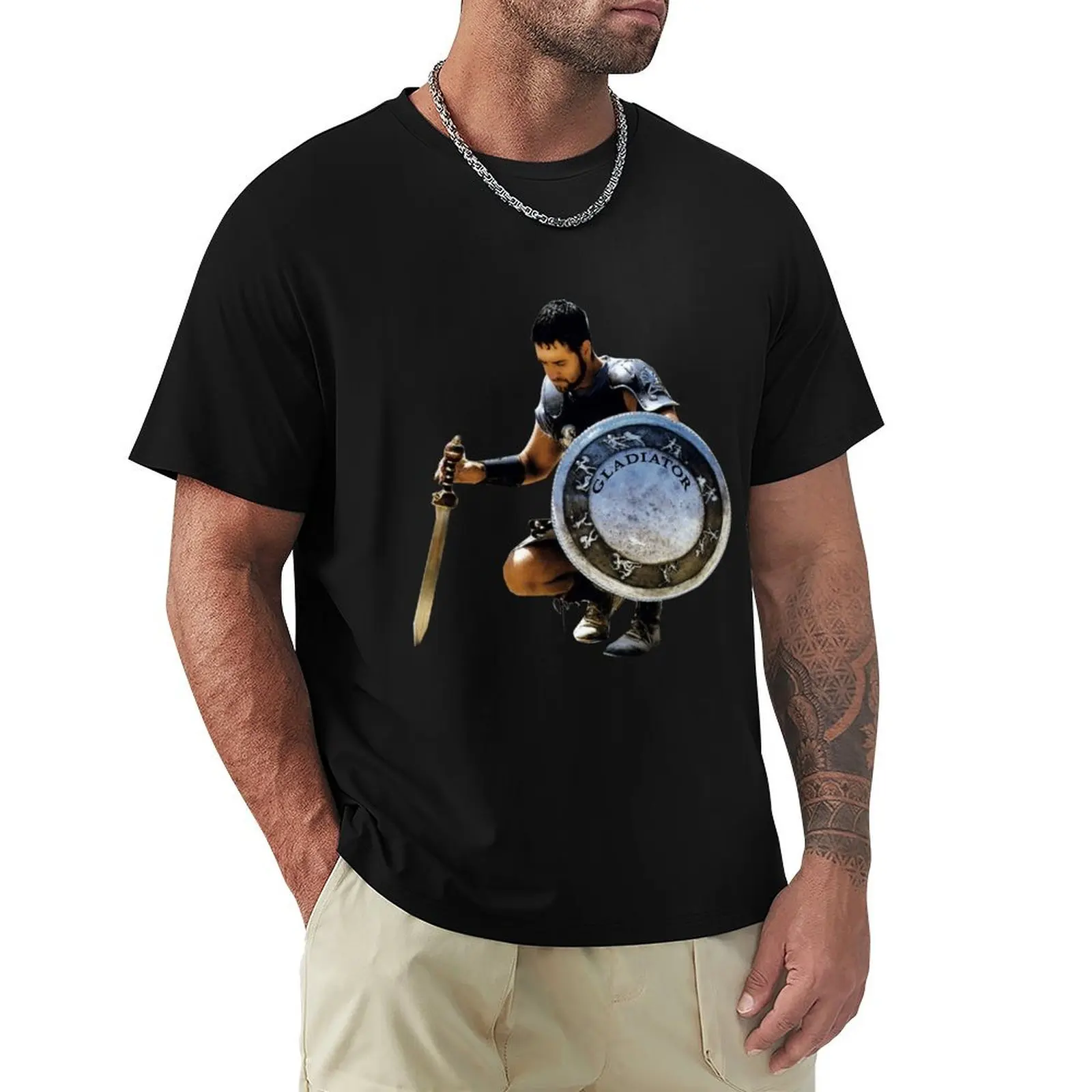 Gladiator Vintage T-Shirt Casual Work Wear T-Shirt
Gladiator Vintage T-Shirt Casual Work Wear T-Shirt