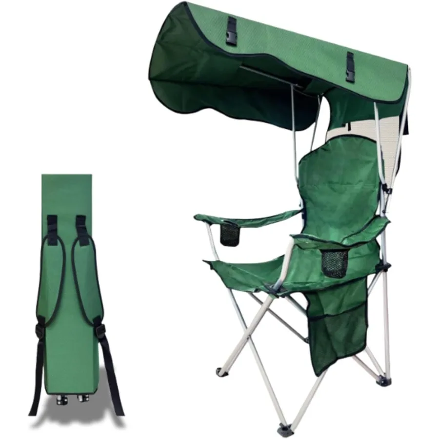 Portable Camping Chair with Canopy Shade for Outdoor Activities such as Camping Fishing and Beach Use Folding Lounge Chair with
Portable Camping Chair with Canopy Shade for Outdoor Activities such as Camping Fishing and Beach Use Folding Lounge Chair with