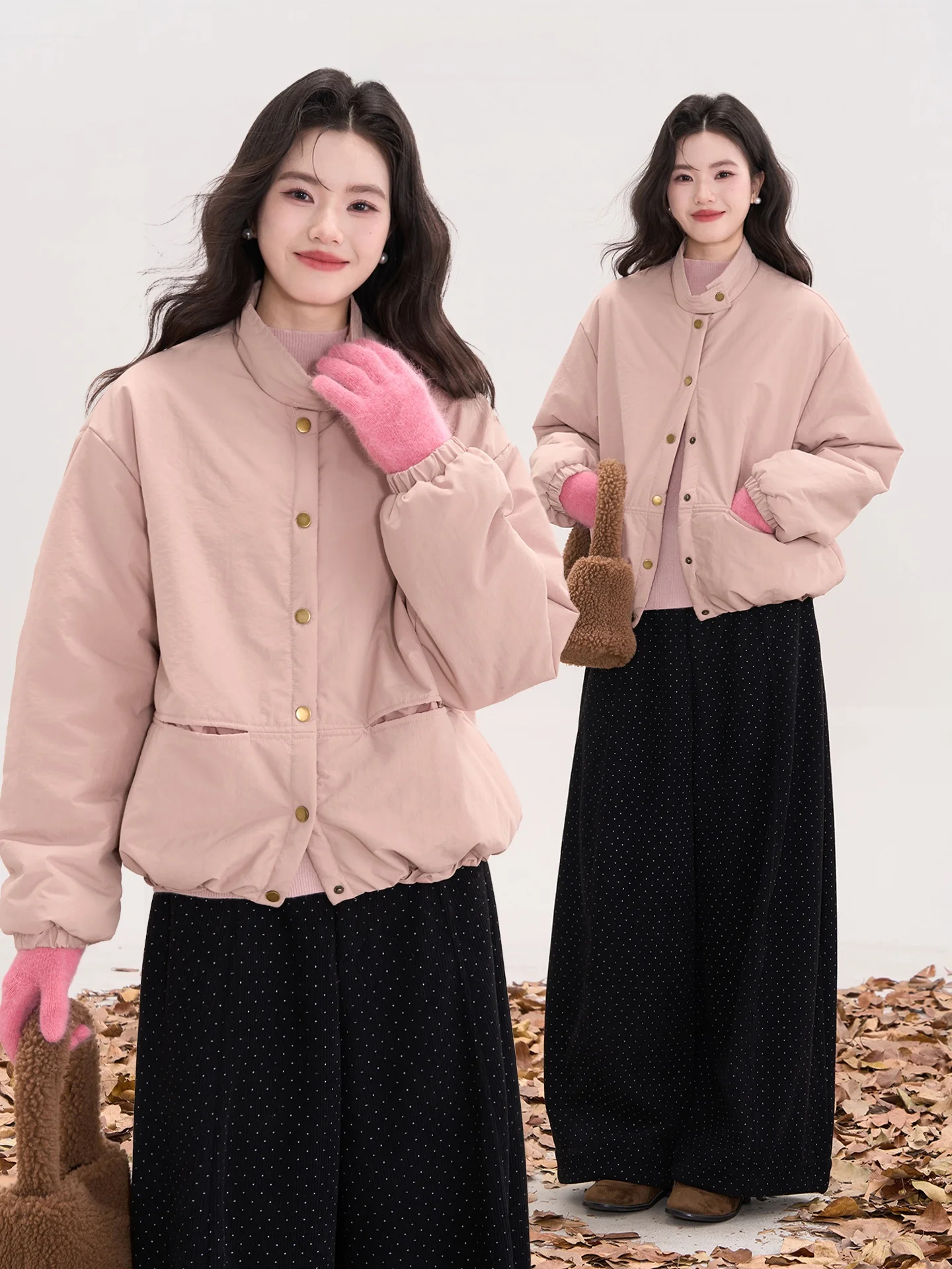 Heme Women's Lightweight Cotton Jacket Simple Stand Collar Single Button Korean Style Commute Loose Fit Long Sleeve Coat
Heme Women's Lightweight Cotton Jacket Simple Stand Collar Single Button Korean Style Commute Loose Fit Long Sleeve Coat