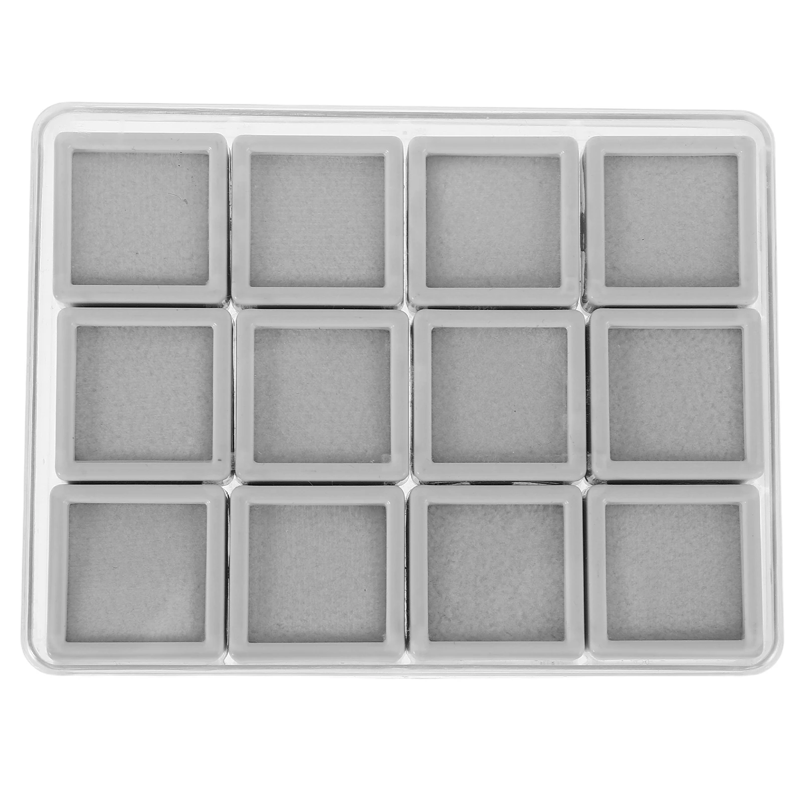 12 Grids Gemstone Display Box Clear Acrylic Rectangular Jewelry Storage Transparent Case For Loose Stones Crystals Organizing
12 Grids Gemstone Display Box Clear Acrylic Rectangular Jewelry Storage Transparent Case For Loose Stones Crystals Organizing