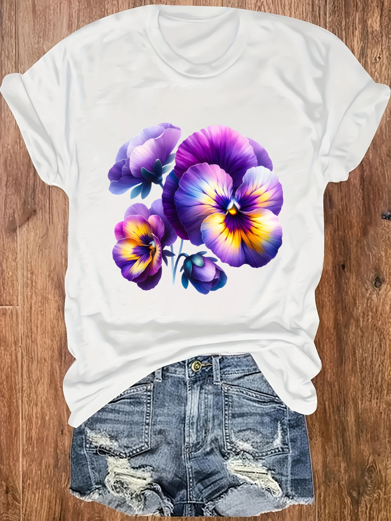 Women's plus size tank top Vivid Purple Pansy Flowers Design Suitable for sports and daily wear summer beach vacation top summer
Women's plus size tank top Vivid Purple Pansy Flowers Design Suitable for sports and daily wear summer beach vacation top summer