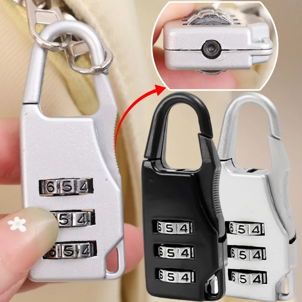 2/1PCS Mini Password Locks Travel Padlock Zinc Alloy Backpack Handbag Zipper Lock Suitcase Anti Theft Combination Code Locks
2/1PCS Mini Password Locks Travel Padlock Zinc Alloy Backpack Handbag Zipper Lock Suitcase Anti Theft Combination Code Locks