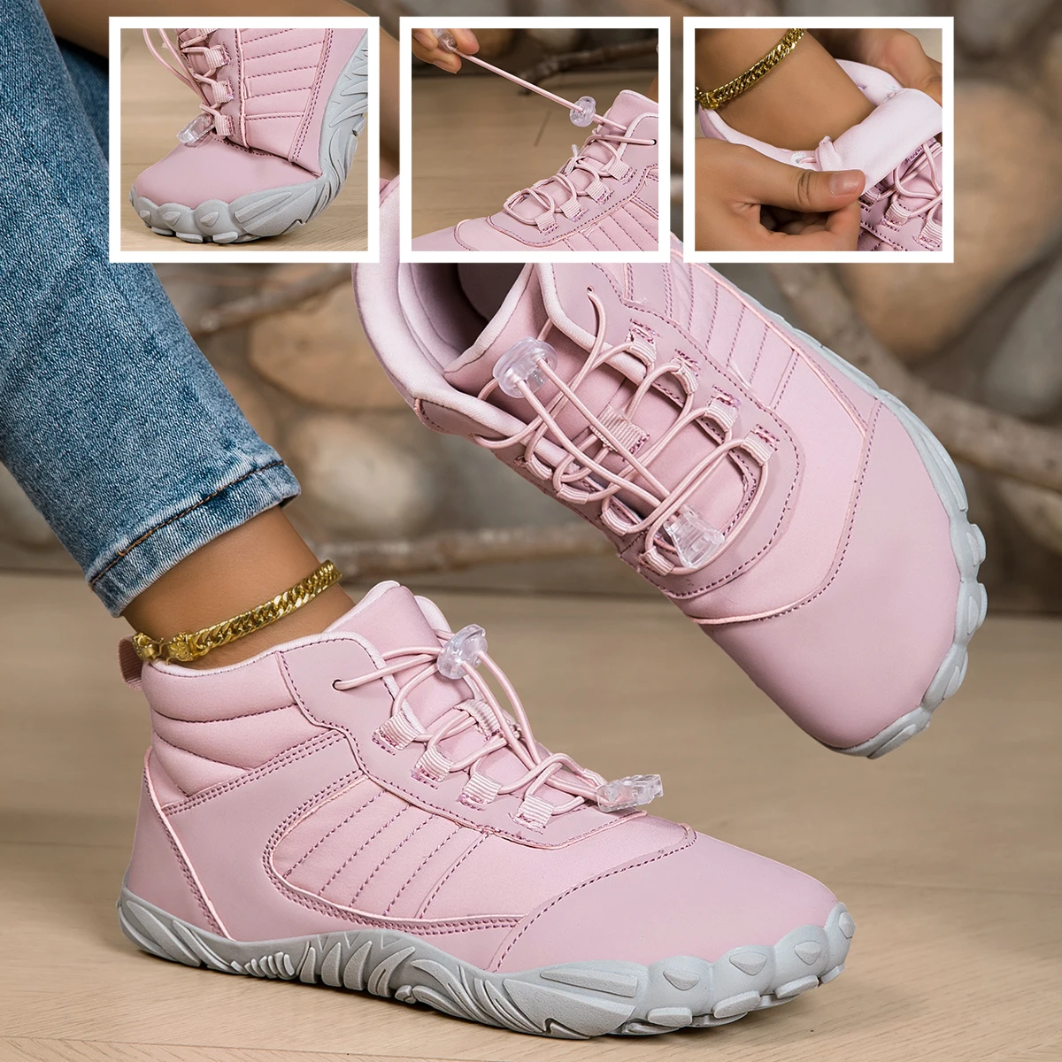 Women's Wide Toe Casual Shoes, Stylish Minimalist Design, Versatile, Lightweight & Non-slip, Ideal for Daily Trips, Walking, Hik
Women's Wide Toe Casual Shoes, Stylish Minimalist Design, Versatile, Lightweight & Non-slip, Ideal for Daily Trips, Walking, Hik