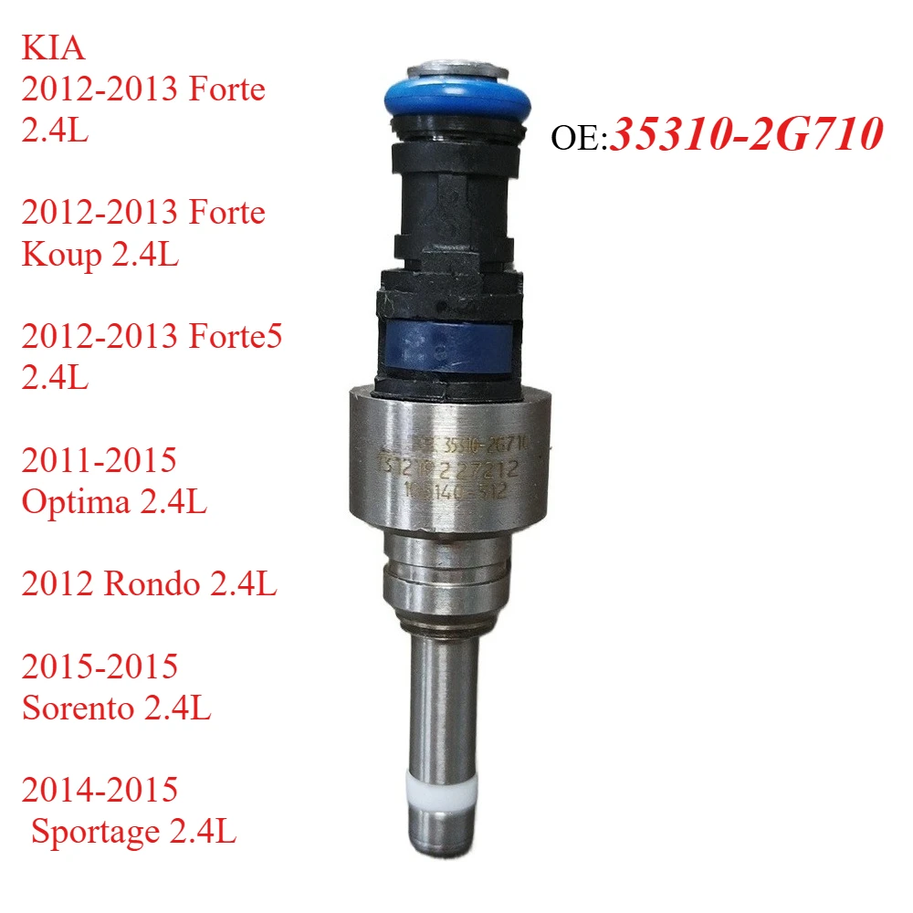 35310-2G710 Fuel Injector Nozzle For 2011-2015 KIA Forte /Forte Koup / Forte5 / Optima / Rondo /Sorento /Sportage 2.4L
35310-2G710 Fuel Injector Nozzle For 2011-2015 KIA Forte /Forte Koup / Forte5 / Optima / Rondo /Sorento /Sportage 2.4L