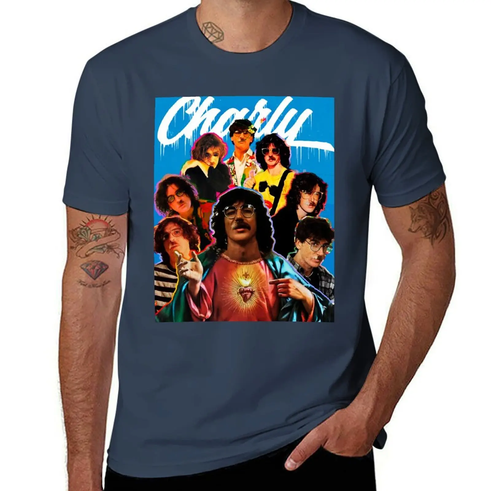 Charly Garcia Collage blue T-Shirt Lightweight Sport Basic T-Shirt
Charly Garcia Collage blue T-Shirt Lightweight Sport Basic T-Shirt